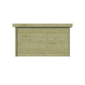 Chalet Moderne 21,09m² en bois traité 44mm avec toit isolé - Gardenas