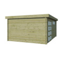 Chalet Moderne 21,09m² en bois traité 44mm avec toit isolé - Gardenas