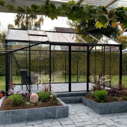 Serre de jardin 310x459cm Classique en aluminium et verre de protection solaire - BloomCabin
