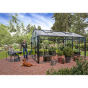 Serre de jardin 310x459cm Classique en aluminium et verre de protection solaire - BloomCabin
