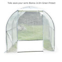 Film de remplacement pour serre tunnel de 6.00m² Green Protect - Blanc
