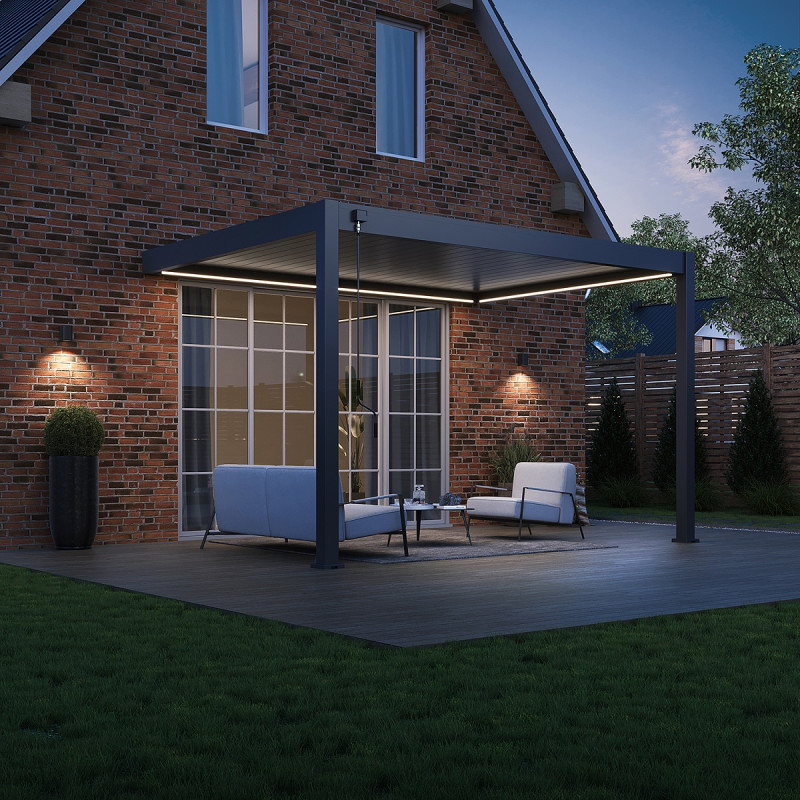 Kit éclairage LED pour pergolas adossées 3x4m - Ombrea