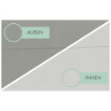 Coffre de rangement 1,10m² en métal gris avec plancher Himalia 1 - Karibu