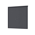 Store latéral anthracite 300cm avec textilène gris-foncé pour pergola bioclimatique en alu Ombrea VS