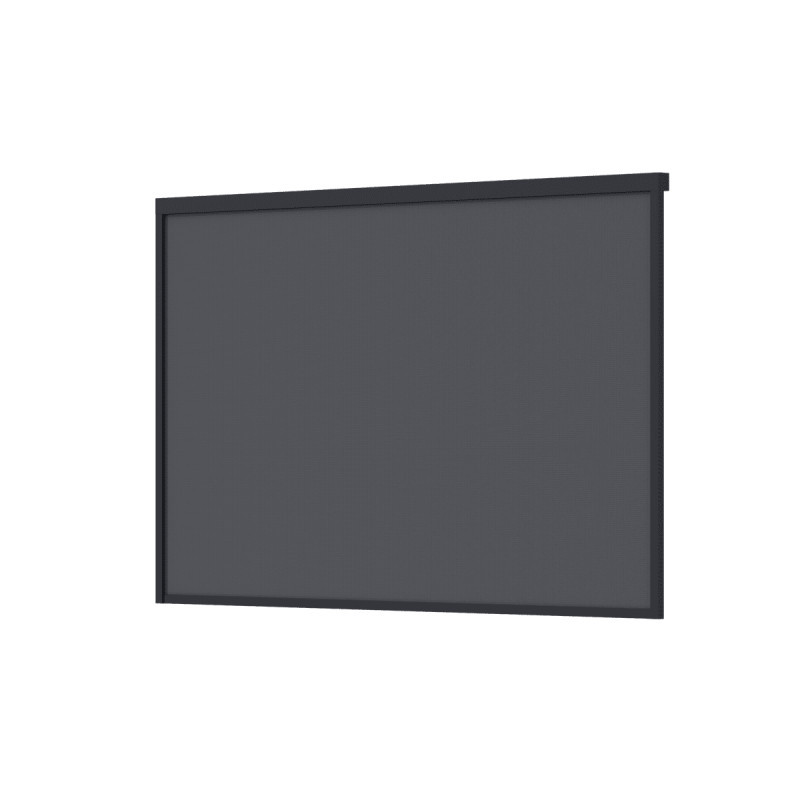 Store latéral anthracite 400cm avec textilène gris-foncé pour pergola bioclimatique en alu Ombrea VS