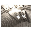 Abri de jardin HDPE Sunlife 4,5m² crème et gris + plancher - JOBU