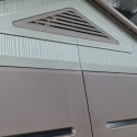 Abri de jardin HDPE Sunlife 9,5m² crème et marron + plancher - JOBU