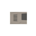 Abri de jardin HDPE Sunlife monopente 6,5m² crème et gris + plancher - JOBU