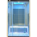 Sauna infrarouge LOIS 2 places en épicéa avec panneaux carbone 1900W et contrôleur wifi - Snö