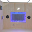Sauna infrarouge LOIS 2 places en épicéa avec panneaux carbone 1900W et contrôleur wifi - Snö