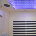 Sauna infrarouge LOIS 2 places en épicéa avec panneaux carbone 1900W et contrôleur wifi - Snö