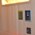 Sauna infrarouge LOIS 2 places en épicéa avec panneaux carbone 1900W et contrôleur wifi - Snö