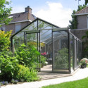Serre de jardin R306H 13,62m² en aluminium et verre trempé ALULINE – ACD