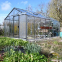 Serre de jardin R306H 13,62m² en aluminium et verre trempé ALULINE – ACD
