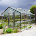 Serre de jardin R308H 18,15m² en aluminium et verre trempé ALULINE – ACD