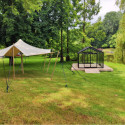 Serre de jardin R306XH 13,62m² en aluminium noir et verre trempé BLACKLINE – ACD