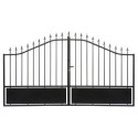 Portail battant semi-ajouré en fer 400x173cm AURORE - X-METAL