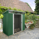 Abri de jardin 4,05m² en acier galvanisé vert Lübeck 86 - Vitavia