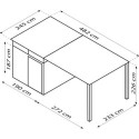 Abri de jardin Rheinfelden 78 avec appentis de 6,63m² - Vitavia