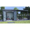 Abri de jardin Rheinfelden 108 avec appentis de 6,63m² - Vitavia