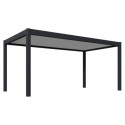 Carport simple 15m² en aluminium anthracite et toit en acier - Ombrea	