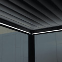 Kit éclairage 6 barres LED + télécommande pour pergolas autoportantes 4x6m - Ombrea