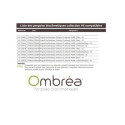 Panneau latéral à ventelles 1m - aspect bois - OMBREA VS