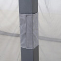 Set de moustiquaires en polyester gris pour tonnelle de jardin 300x300cm Pasu - Sunjoy