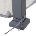 Set de moustiquaires en polyester gris pour tonnelle de jardin 300x300cm Pasu - Sunjoy