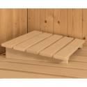 Sauna traditionnel d'angle 4 à 5 places - sans couronne - porte moderne - poêle avec ctrl intégré - Airi - KARIBU