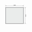Sauna d'extérieur 4 à 6 places - parois 38mm - porte en verre - poêle ctrl externe - Quadro 1 Plus - KARIBU