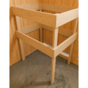 Sauna d'extérieur 4 à 6 places - parois 73mm - bois brut - sans poêle - Monterey - KARIBU