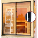 Sauna d'extérieur 4 à 6 places - parois 73mm - bois brut - poêle Easy Bio ctrl externe - Monterey - KARIBU