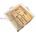 Sauna d'extérieur 6 à 8 places - parois 38mm - avec terrasse - poêle Easy Bio ctrl externe - Ares 3 - KARIBU