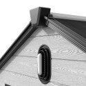 Abri de jardin en résine brossée DOCKER 5,47m² skylight + plancher - Jobu