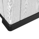 Abri de jardin en résine brossée DOCKER 14m² skylight + plancher - Jobu
