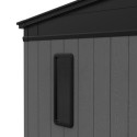 Abri de jardin en résine brossée toit monopente DOCKER 6m² + plancher - Jobu