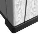 Abri de jardin en résine brossée toit monopente DOCKER 6m² + plancher - Jobu
