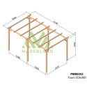 Pergola en bois massif traité autoclave 510x300cm TOURS – Maderland