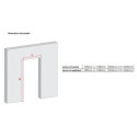 Porte d'entrée Lisandre en aluminium 96x218cm - gris anthracite - poussant droit - X-METAL
