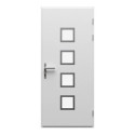 Porte d'entrée Nova en aluminium 96x218cm - gris anthracite - poussant gauche - X-METAL