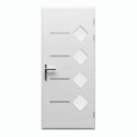 Porte d'entrée Axium en aluminium 96x218cm - gris anthracite - poussant gauche - X-METAL