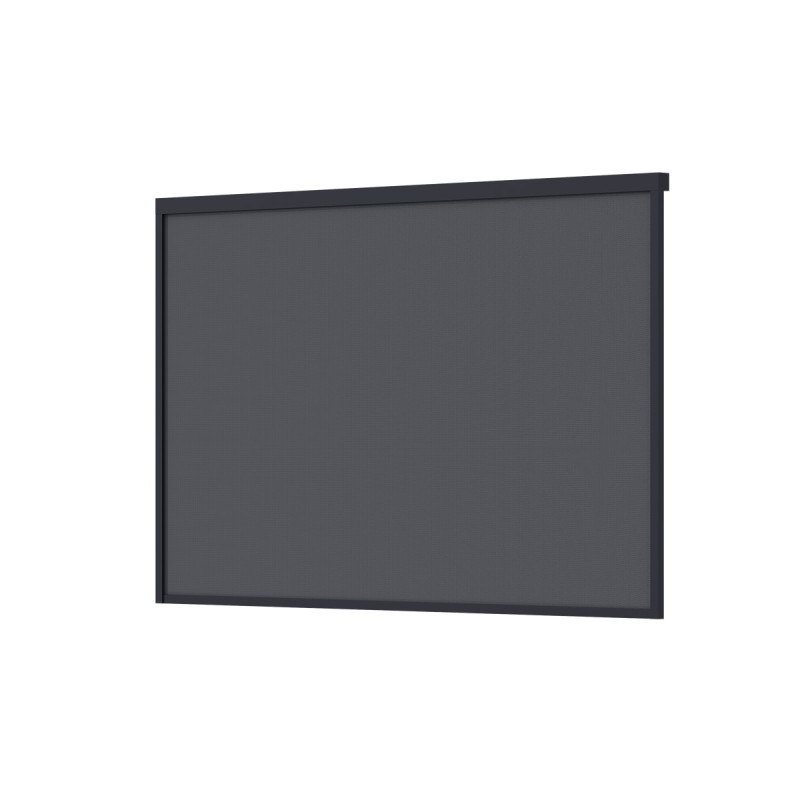 Store latéral motorisé 400cm - anthracite - textilène gris foncé pour pergola bioclimatique en alu Ombrea VS