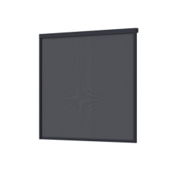Store latéral motorisé 300cm - anthracite - textilène gris foncé pour pergola bioclimatique en alu Ombrea VS