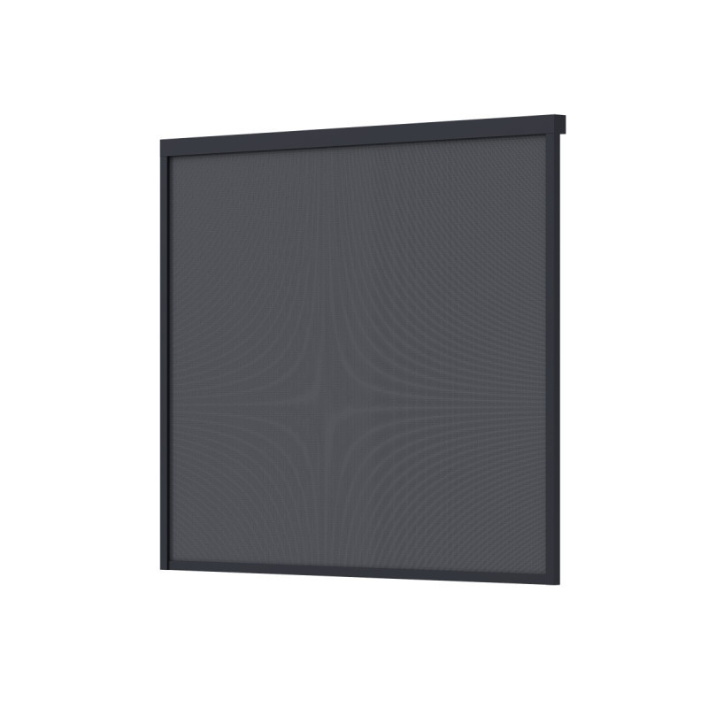 Store latéral motorisé 300cm - anthracite - textilène gris foncé pour pergola bioclimatique en alu Ombrea VS