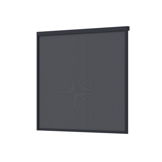 Store latéral motorisé 300cm - anthracite - textilène gris foncé pour pergola bioclimatique en alu Ombrea VS
