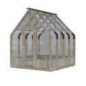 Serre de jardin 5,8m² Emilia en bois traité et verre trempé - Palmako