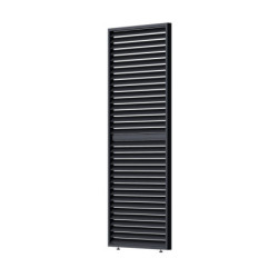 Panneau brise-vue à ventelles mobiles 1m - anthracite - OMBREA