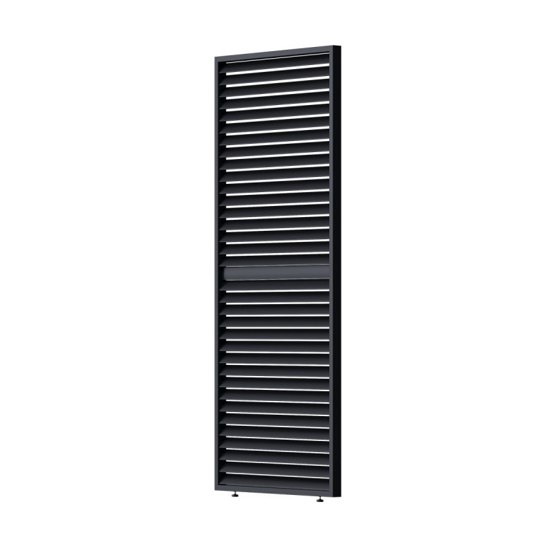Panneau brise-vue à ventelles mobiles 1m - anthracite - OMBREA