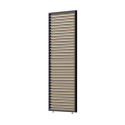 Panneau brise-vue à ventelles mobiles 1m - aspect bois - OMBREA